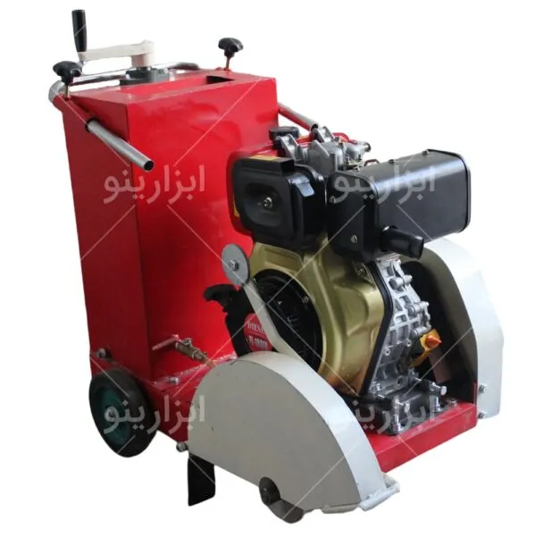 کاتر آسفالت بر دیزلی زاگرس دارای شیلنگ نمایش میزان آب و لاستیک گلگیر ضخیم